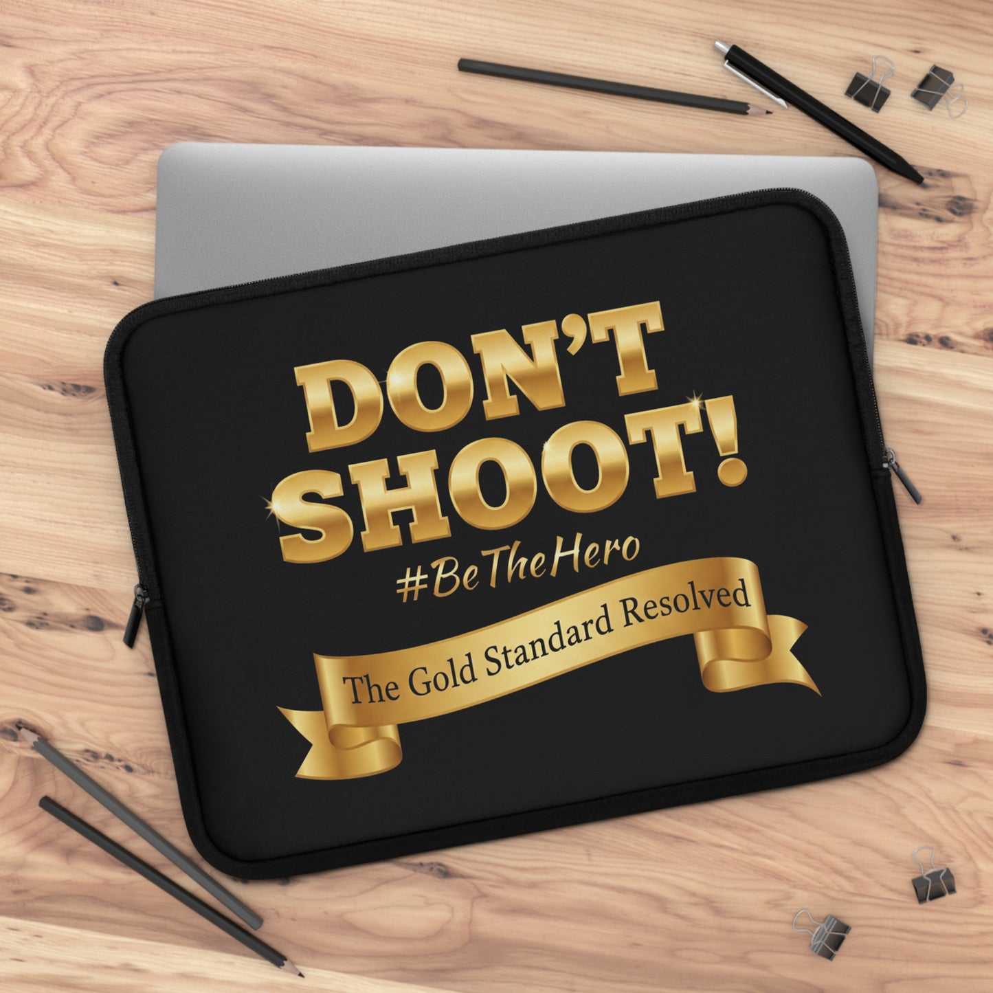 Don't Shoot Laptop Sleeve