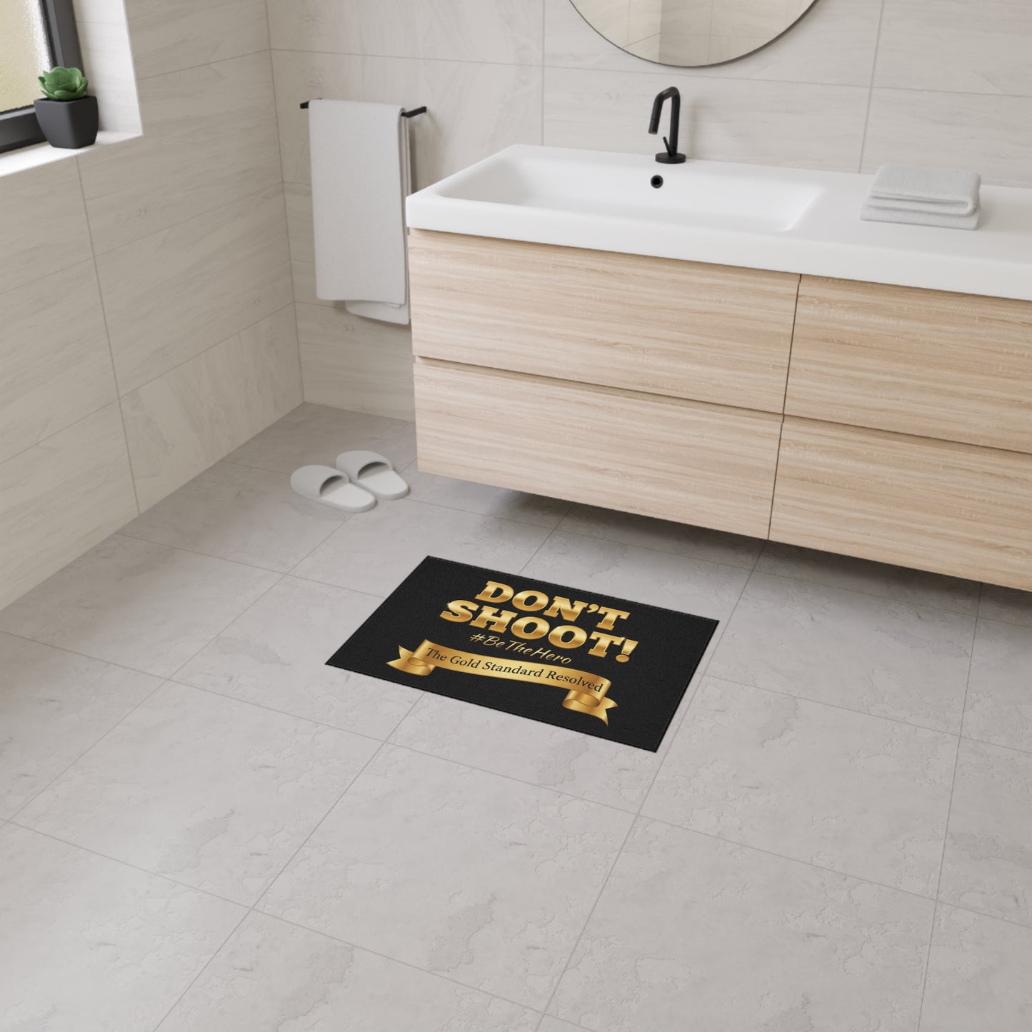 Don't Shoot Heavy-Duty Floor Mat
