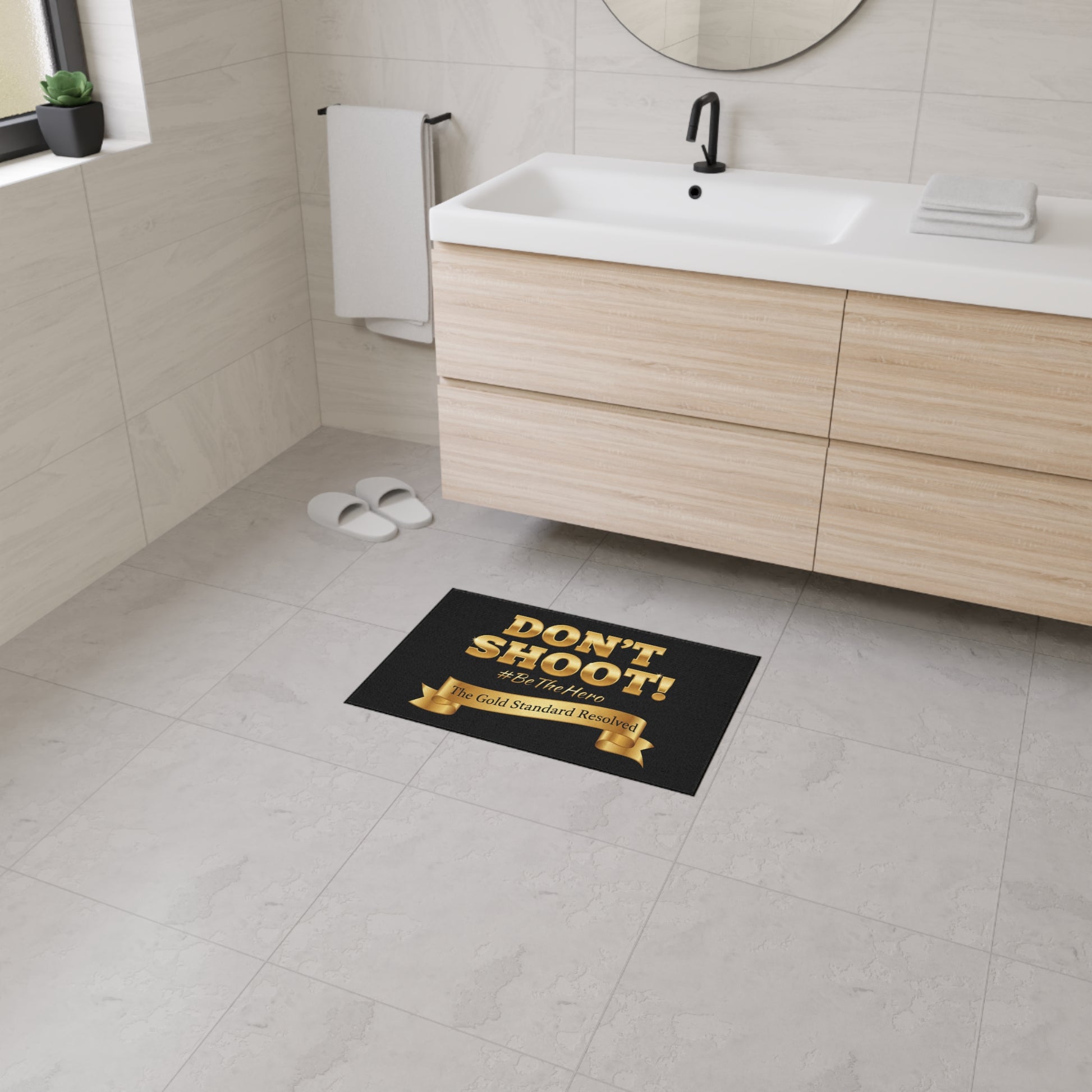 Don't Shoot Heavy-Duty Floor Mat