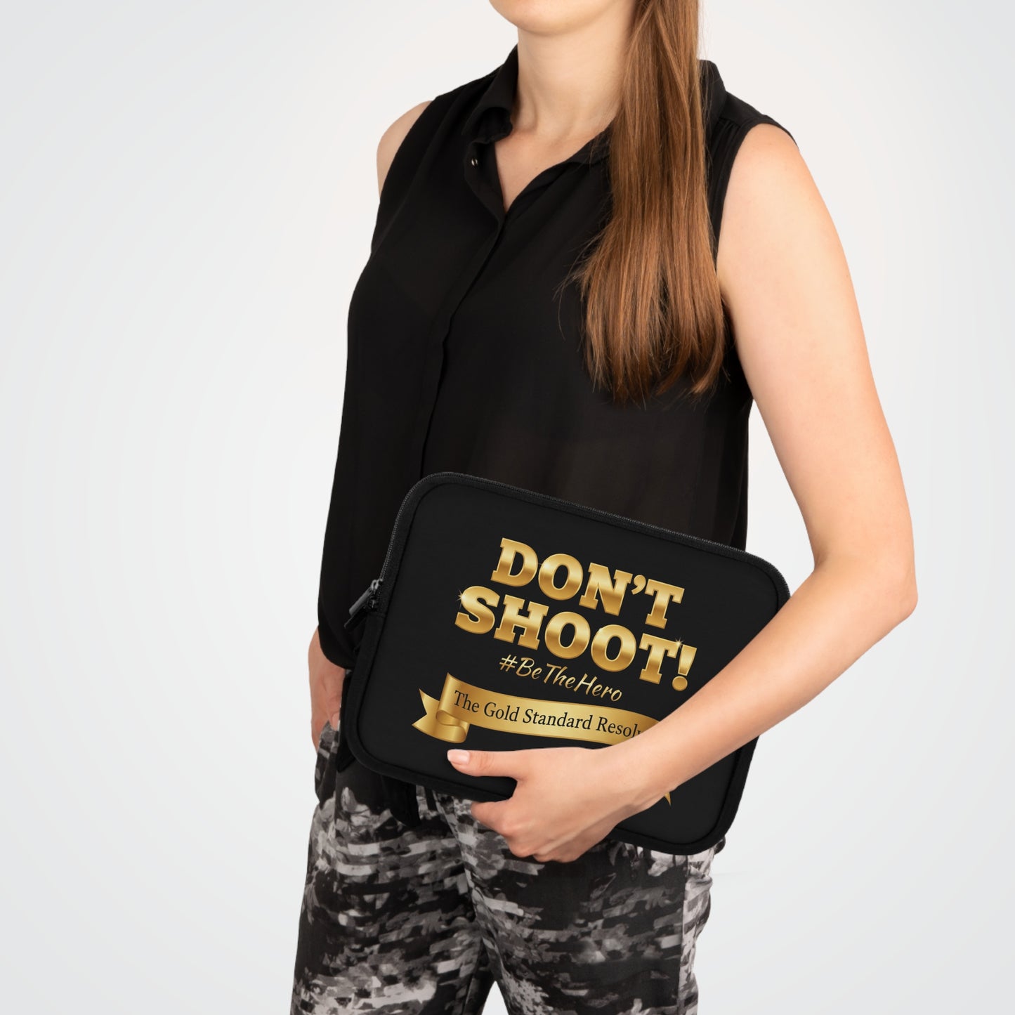 Don't Shoot Laptop Sleeve