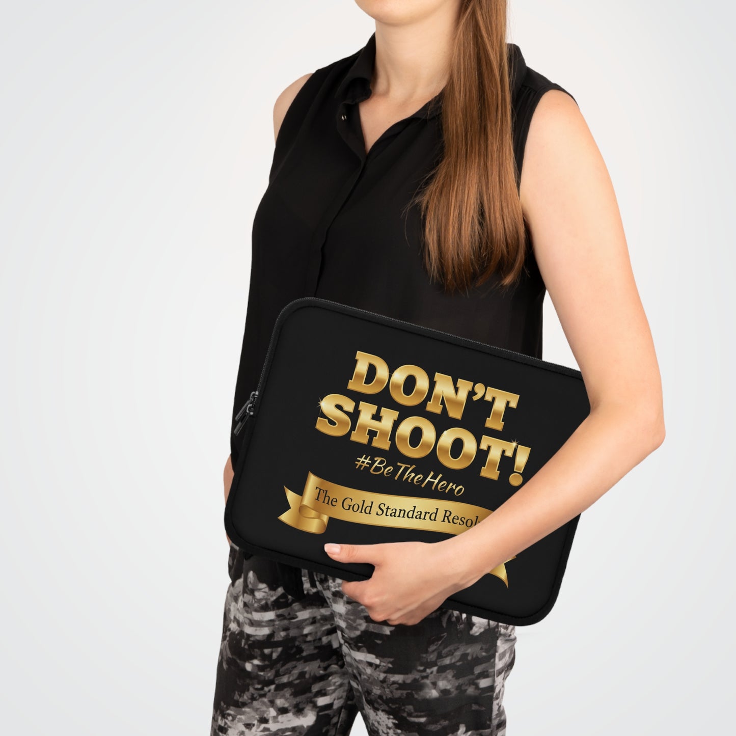 Don't Shoot Laptop Sleeve