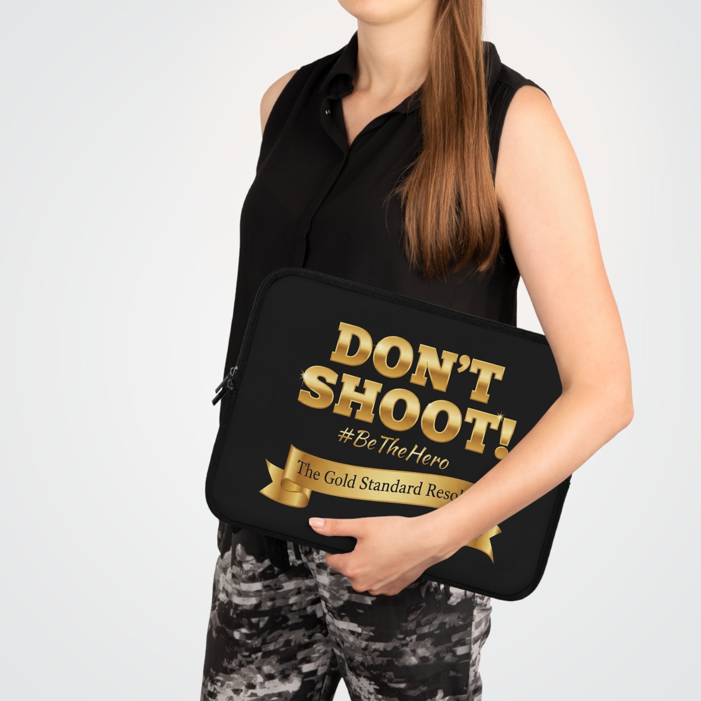 Don't Shoot Laptop Sleeve