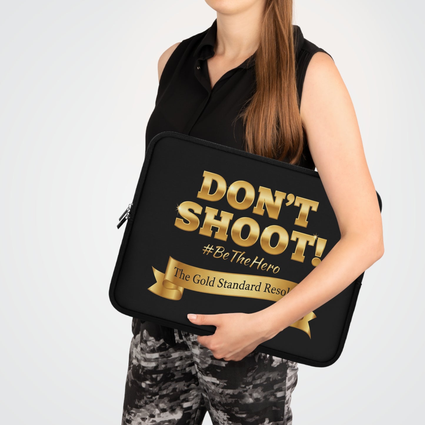 Don't Shoot Laptop Sleeve