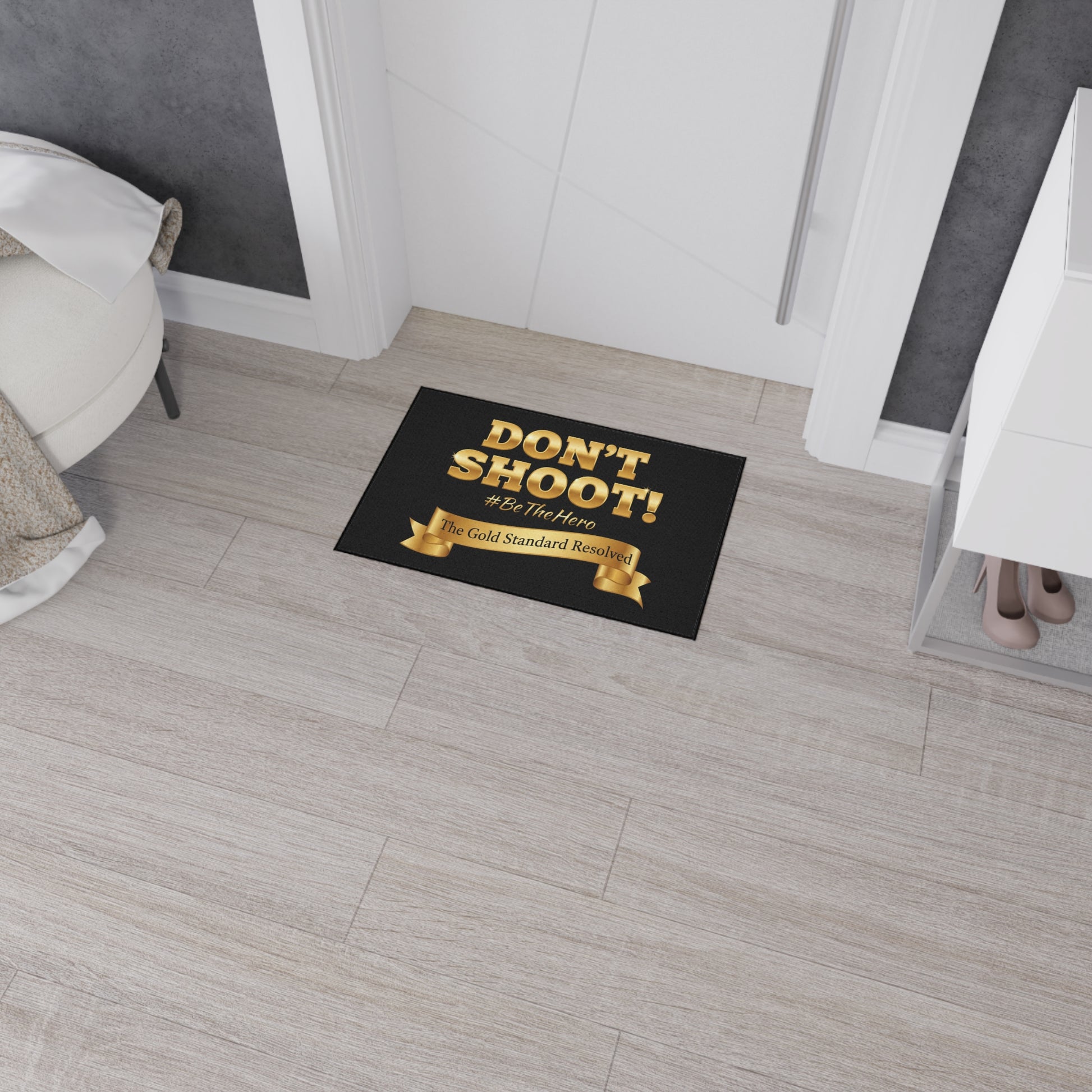 Don't Shoot Heavy-Duty Floor Mat