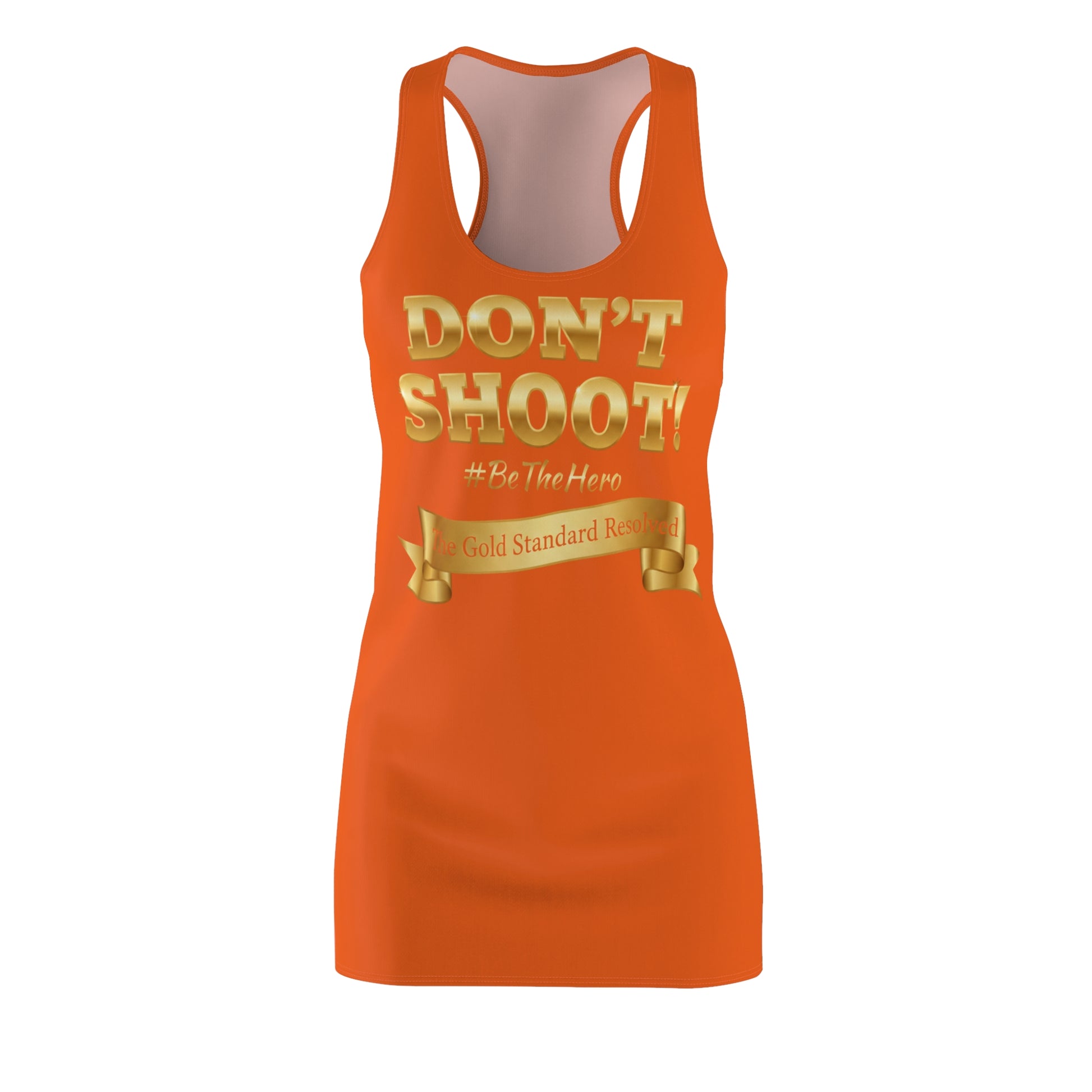  DON'T SHOOT Racerback Dress 