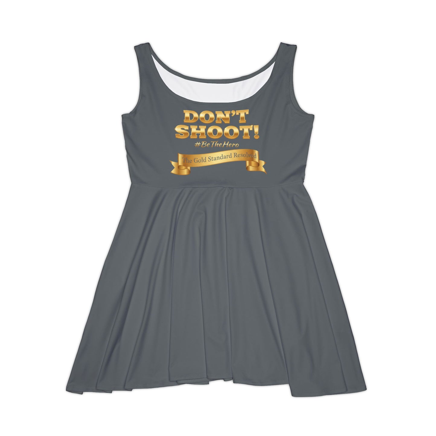  DON'T SHOOT Skater Dress 