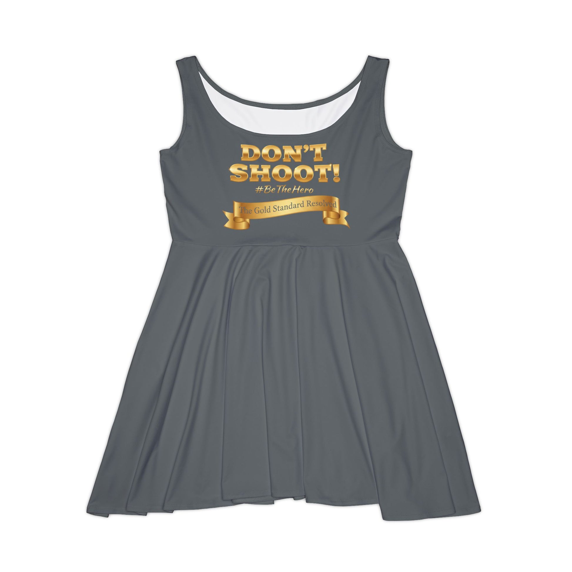  DON'T SHOOT Skater Dress 