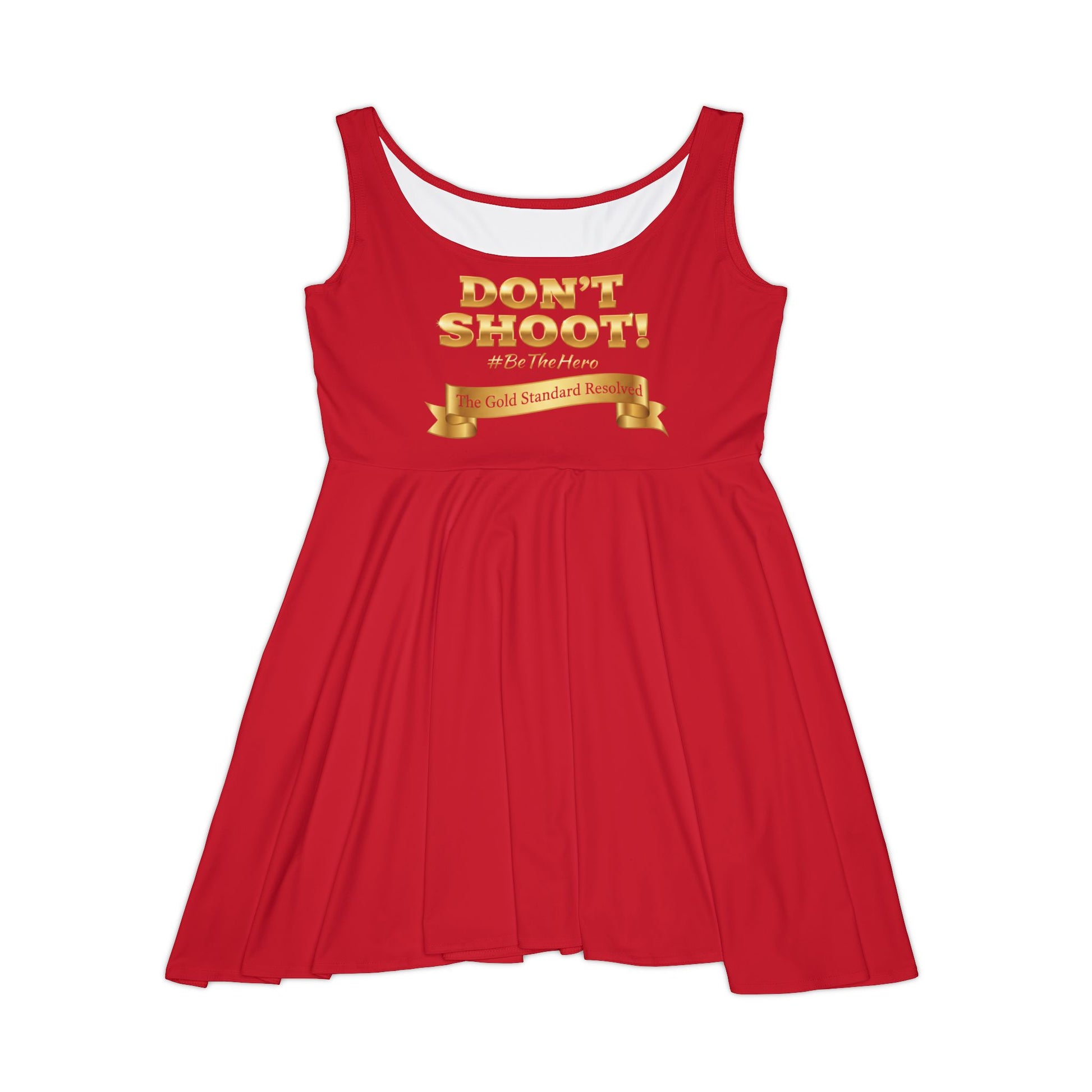  DON'T SHOOT Skater Dress 