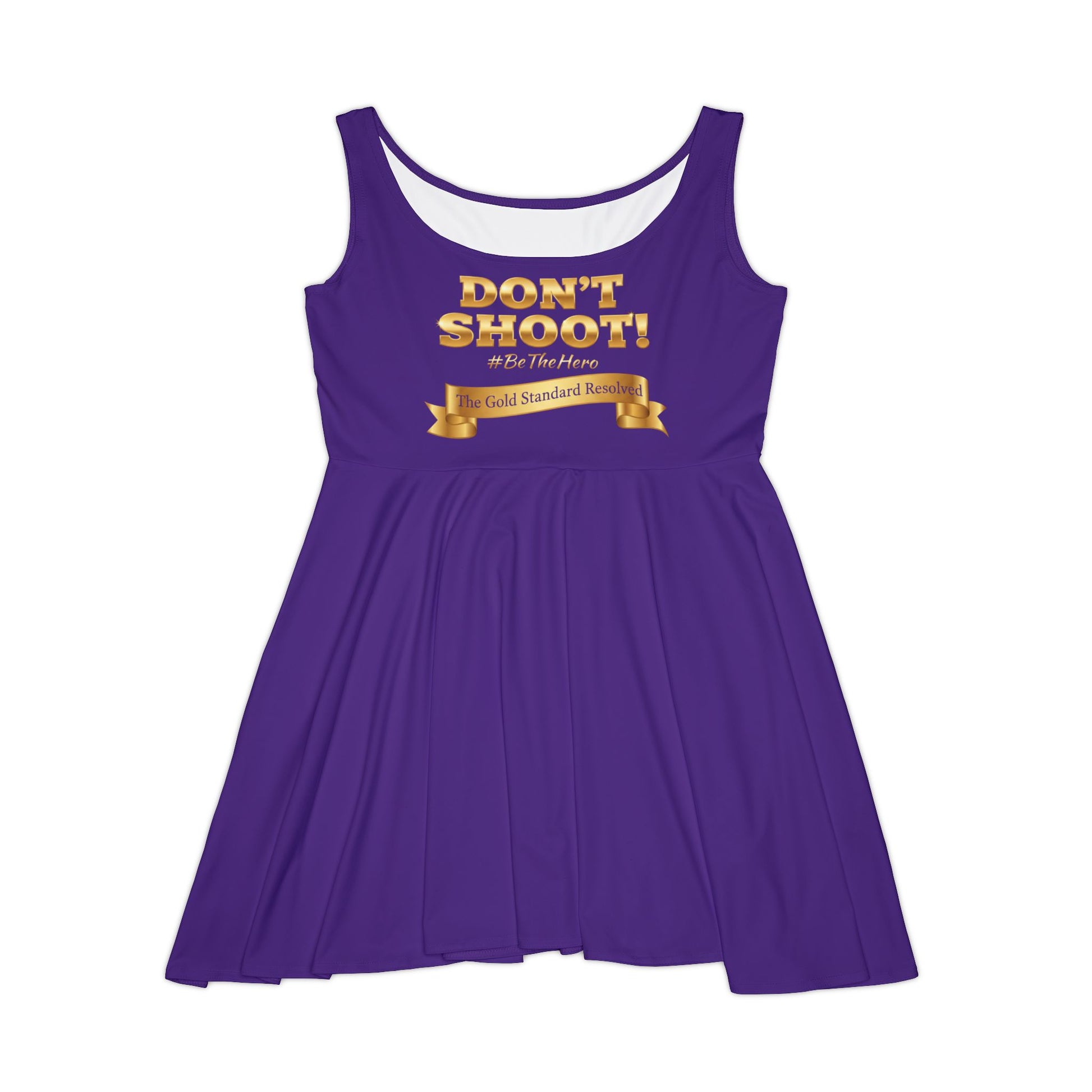  DON'T SHOOT Skater Dress 