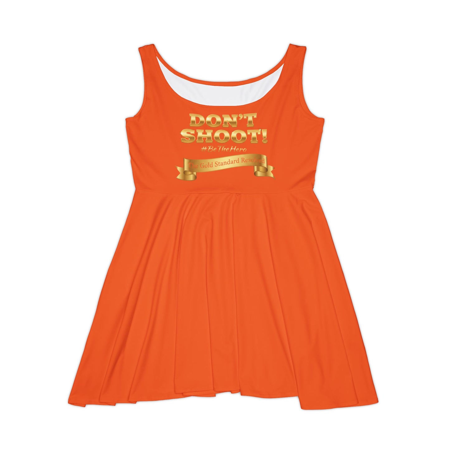  DON'T SHOOT Skater Dress 