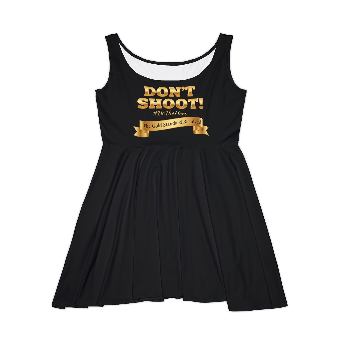  DON'T SHOOT Skater Dress 