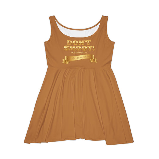  DON'T SHOOT Skater Dress 