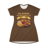 CHICKEN FRENCH FRIES COLESLAW T-SHIRT DRESS
