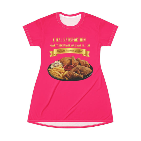CHICKEN FRENCH FRIES COLESLAW T-SHIRT DRESS