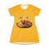CHICKEN FRENCH FRIES COLESLAW T-SHIRT DRESS
