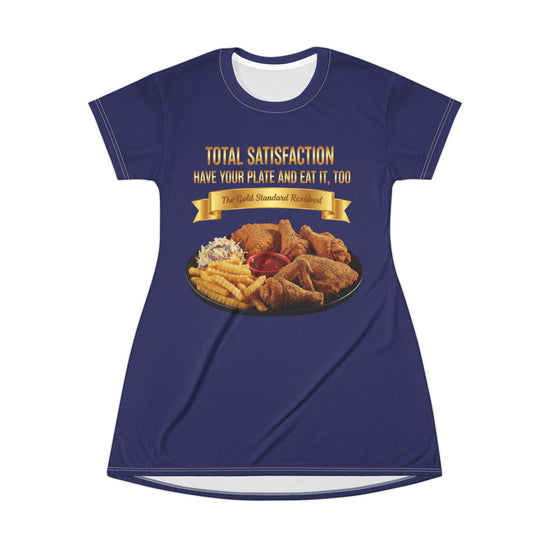 CHICKEN FRENCH FRIES COLESLAW T-SHIRT DRESS