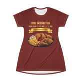 CHICKEN FRENCH FRIES COLESLAW T-SHIRT DRESS