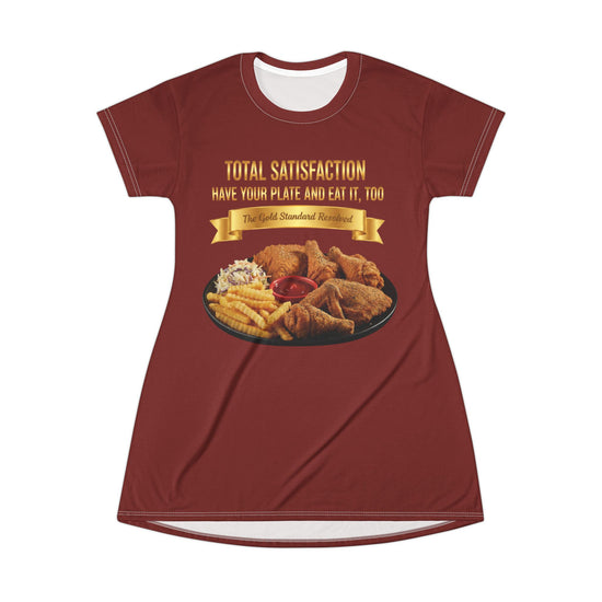 CHICKEN FRENCH FRIES COLESLAW T-SHIRT DRESS
