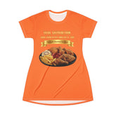 CHICKEN FRENCH FRIES COLESLAW T-SHIRT DRESS