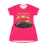 BARBECUE RIBS ASPARAGUS BAKED POTATO T-SHIRT DRESS