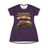 BARBECUE RIBS ASPARAGUS BAKED POTATO T-SHIRT DRESS