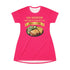 LASAGNA SALAD RANCH DRESSING AND GARLIC BREAD T-SHIRT DRESS