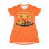 KING CRAB LEGS CORN ON COB & BOILED POTATOES T-SHIRT DRESS