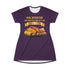 KING CRAB LEGS CORN ON COB & BOILED POTATOES T-SHIRT DRESS