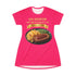 MEATLOAF MACARONI CHEESE AND STRING BEANS T-SHIRT DRESS
