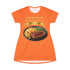 MEATLOAF MACARONI CHEESE AND STRING BEANS T-SHIRT DRESS
