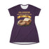 PORK CHOPS MASHED POTATOES GRAVY & ONIONS T-SHIRT DRESS