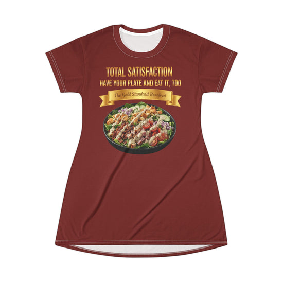 LOADED SALAD WITH ALL THE TOPPINGS T-SHIRT DRESS