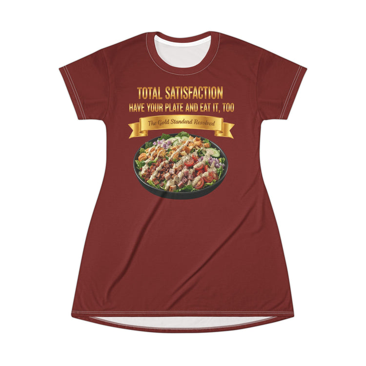 LOADED SALAD WITH ALL THE TOPPINGS T-SHIRT DRESS