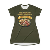 LOADED SALAD WITH ALL THE TOPPINGS T-SHIRT DRESS