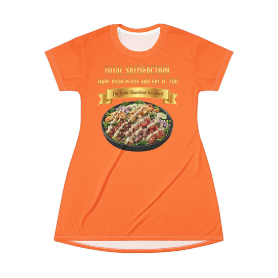 LOADED SALAD WITH ALL THE TOPPINGS T-SHIRT DRESS