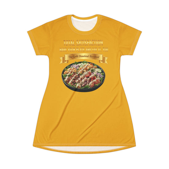 LOADED SALAD WITH ALL THE TOPPINGS T-SHIRT DRESS