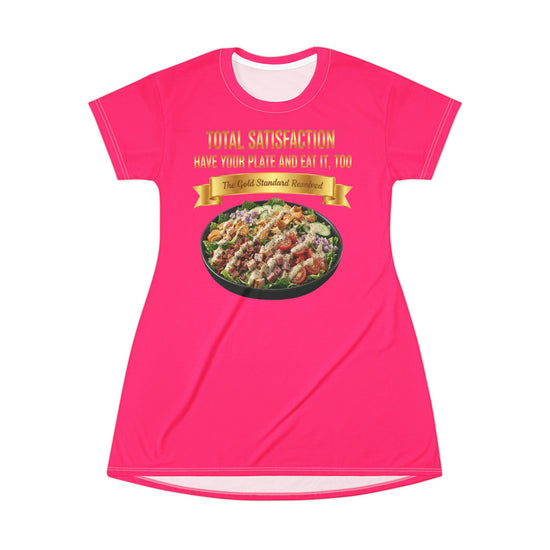 LOADED SALAD WITH ALL THE TOPPINGS T-SHIRT DRESS