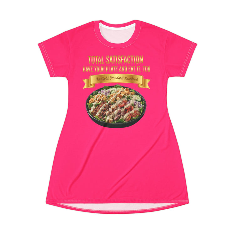 LOADED SALAD WITH ALL THE TOPPINGS T-SHIRT DRESS