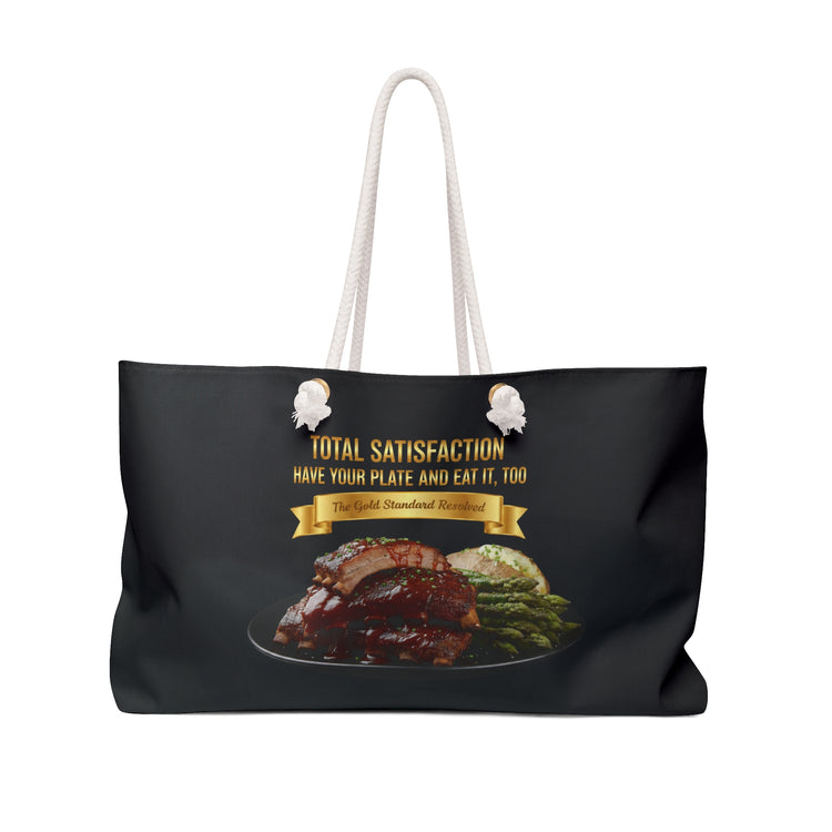 BARBECUE RIBS ASPARAGUS BAKED POTATO WEEKENDER BAG