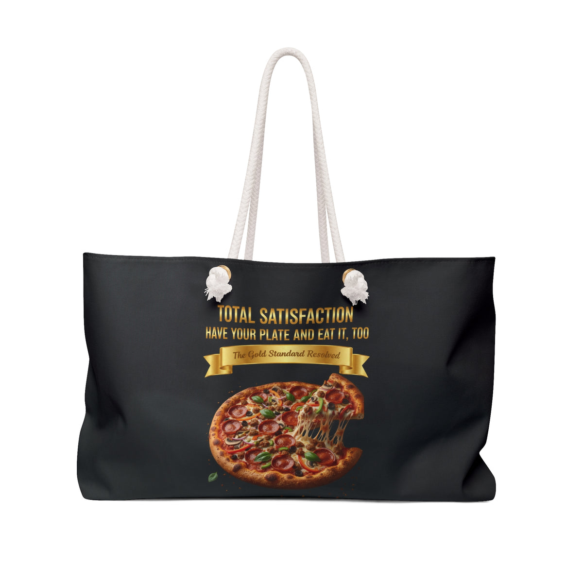 CHEESE PIZZA WITH TOPPINGS WEEKENDER BAG