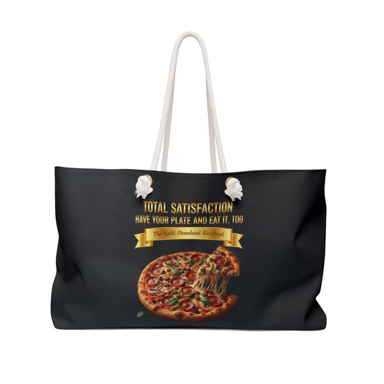 CHEESE PIZZA WITH TOPPINGS WEEKENDER BAG