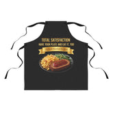 MEATLOAF MACARONI CHEESE & STRING BEANS APRON