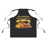 KING CRAB LEGS CORN ON THE COB & BOILED POTATOES APRON