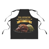 BARBECUE RIBS ASPARAGUS BAKED POTATO APRON