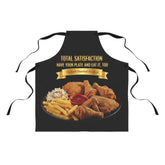 CHICKEN FRENCH FRIES COLESLAW APRON