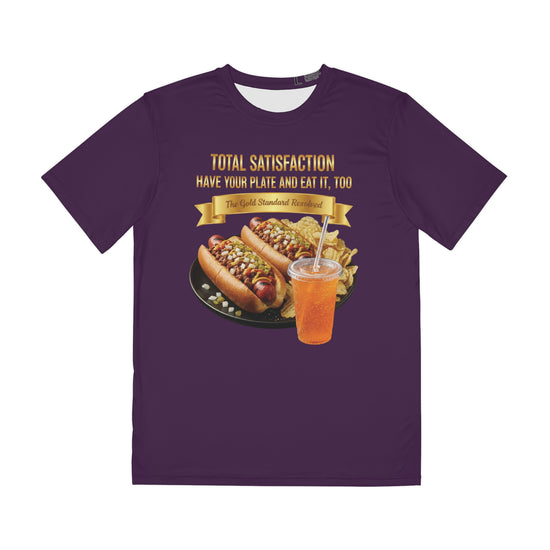 TWO GRILLED HOT DOGS WITH CHILI RELISH AND ONIONS T-SHIRT