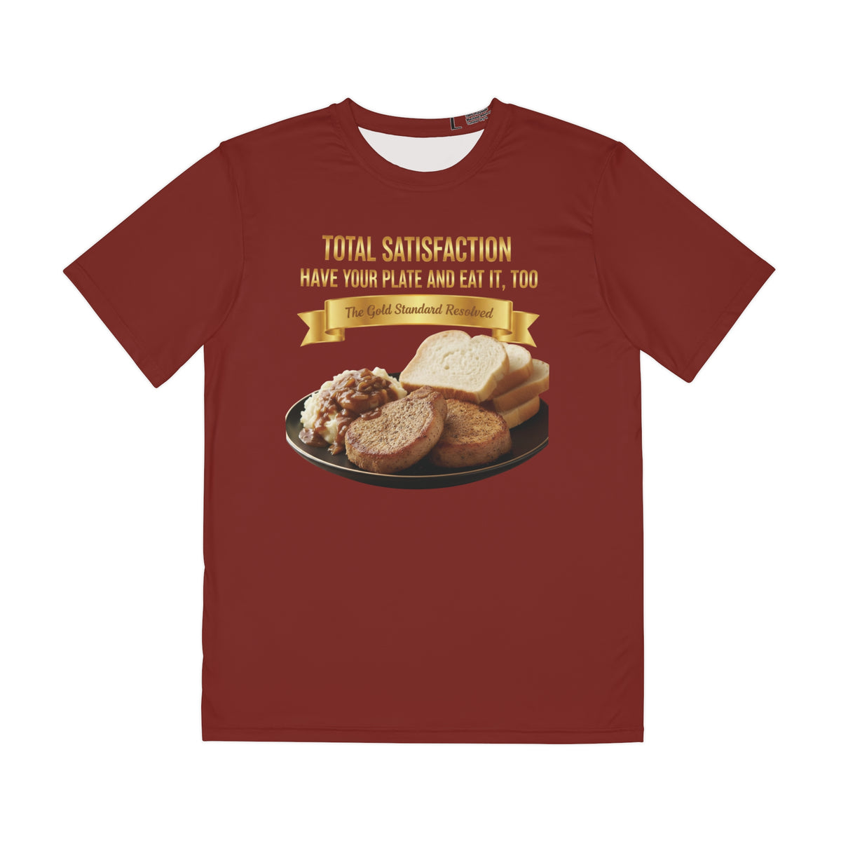 TWO BIG PORK CHOPS MASHED POTATOES GRAVY AND ONIONS T-SHIRT