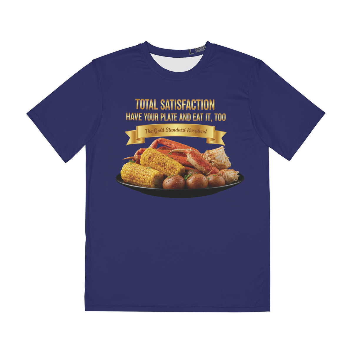 KING CRAB LEGS CORN ON COB AND BOILED POTATOES T-SHIRT