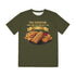 TWO PIECES OF FISH SHRIMP AND COCKTAIL SAUCE T-SHIRT