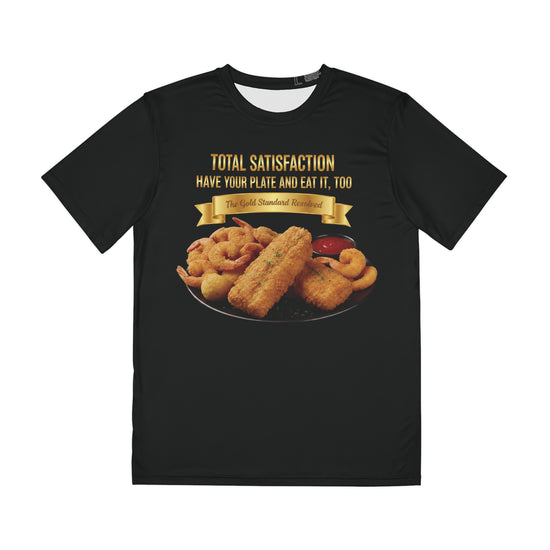 TWO PIECES OF FISH SHRIMP AND COCKTAIL SAUCE T-SHIRT